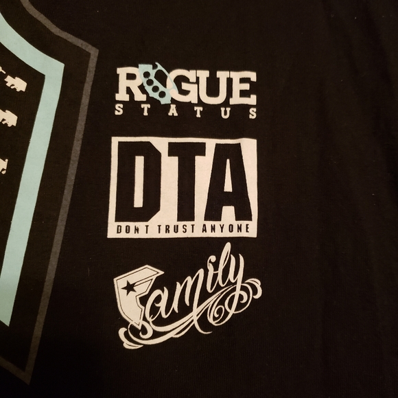 Famous Stars and Straps x Rogue Status T-Shirt - Picture 3 of 6